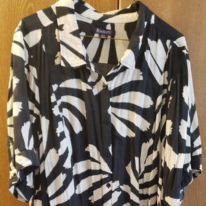 Roamans Brand Lightweight Cotton Blouse